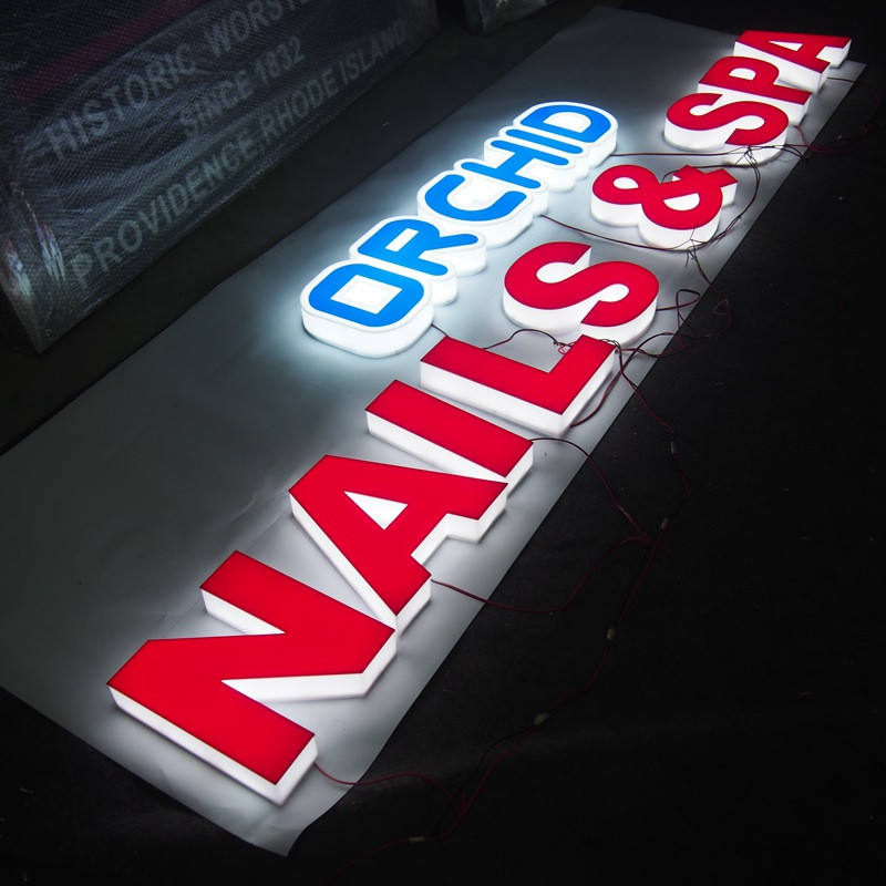 Fabricated Acrylic Full-lit letters插图